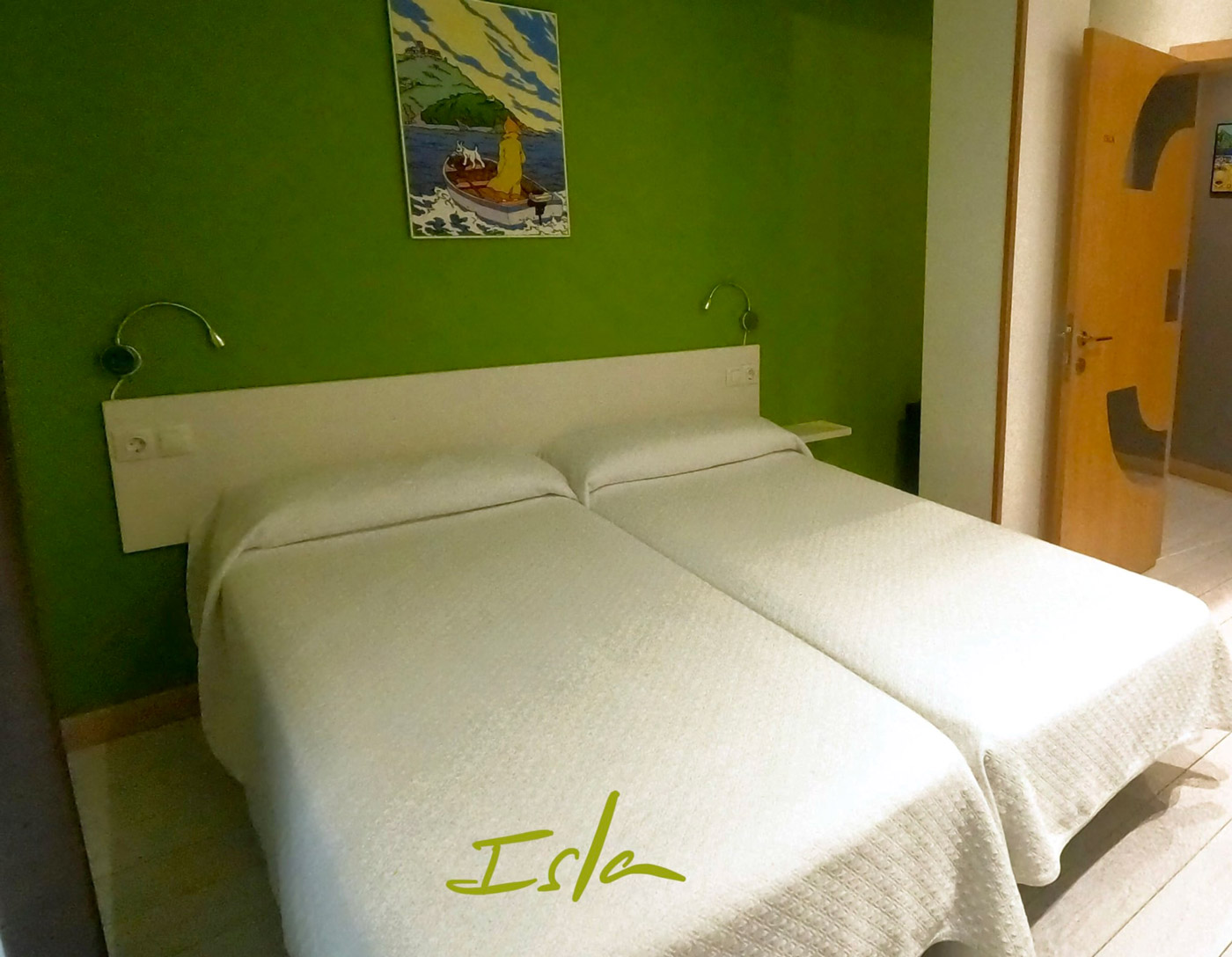 Chambre Isla con 2 camas